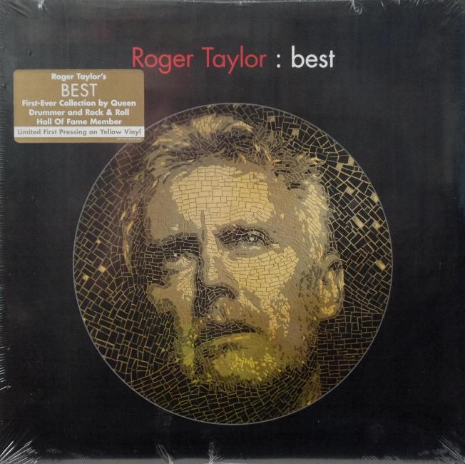 Roger Taylor 'Best' US LP stickered front sleeve