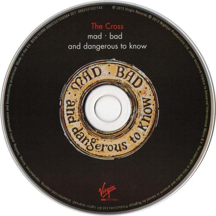 The Cross 'Mad, Bad And Dangerous To Know' 'The Lot' CD Disc