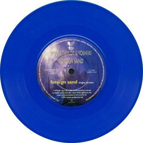 Roger Taylor 'Foreign Sand' UK 7" coloured vinyl