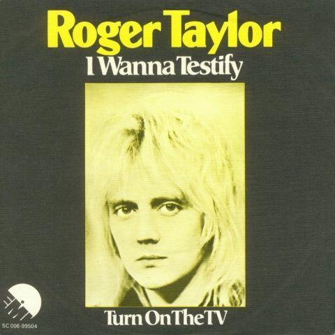 Roger Taylor 'I Wanna Testify' Dutch 7" front sleeve
