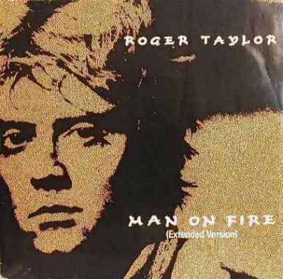 Roger Taylor 'Man On Fire' UK 12" front sleeve