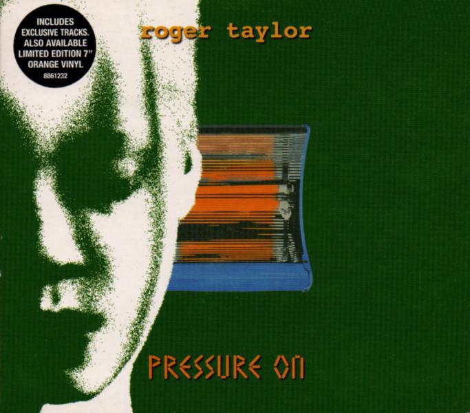 Roger Taylor 'Pressure On' UK CD1 front sleeve
