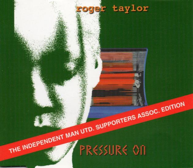 Roger Taylor 'Pressure On' UK CD2 front sleeve
