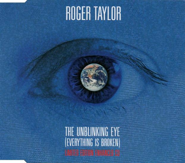 Roger Taylor 'The Unblinking Eye' UK CD front sleeve